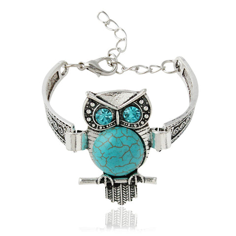 Popular Adjustable Owl Shaped Chain Bracelet - 17cm length