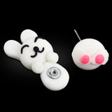 Cute Whtie Bunny Earrings