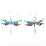 Amazing Long Dragonfly Earrings