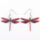 Amazing Long Dragonfly Earrings