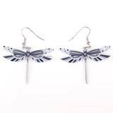 Amazing Long Dragonfly Earrings