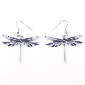Amazing Long Dragonfly Earrings
