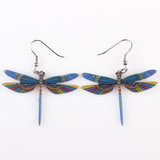 Amazing Long Dragonfly Earrings