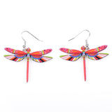 Amazing Long Dragonfly Earrings