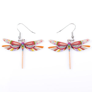 Amazing Long Dragonfly Earrings