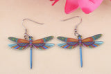 Amazing Long Dragonfly Earrings