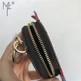 Owl Real Leather Purse - Size :8.5cm x 2.5cm (3.35" x 0.98")