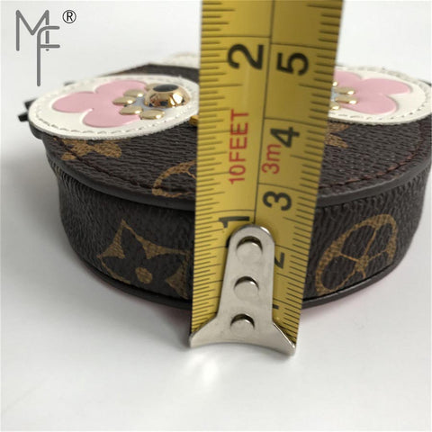 Owl Real Leather Purse - Size :8.5cm x 2.5cm (3.35" x 0.98")
