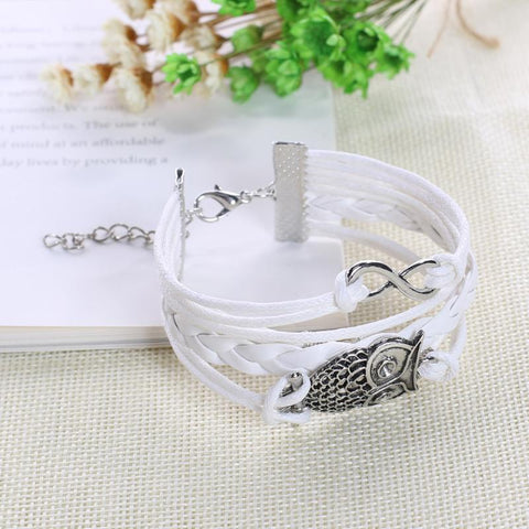 New Punk Handmade Owl  Bracelets
