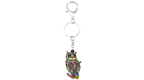 Acrylic Owl Key Chain