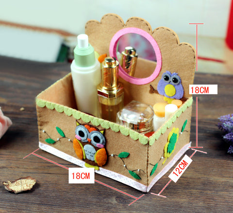 Lovely Owl Style Cosmetic Container