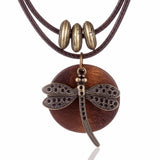 New Dragonfly Wooden Pendant