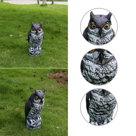 Realistic Owl with Straigh Head - Garden Protector