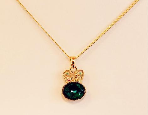 Lovely Crystal Rabbit Necklace