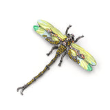 High Quality Crystal Dragonfly Brooch
