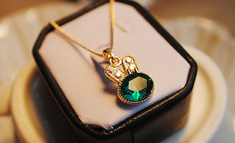 Lovely Crystal Rabbit Necklace