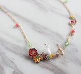 Beautiful Enamel Rabbit Necklace