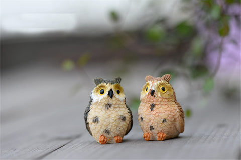 Home & Garden Owl Ornament Decoration - Miniatures