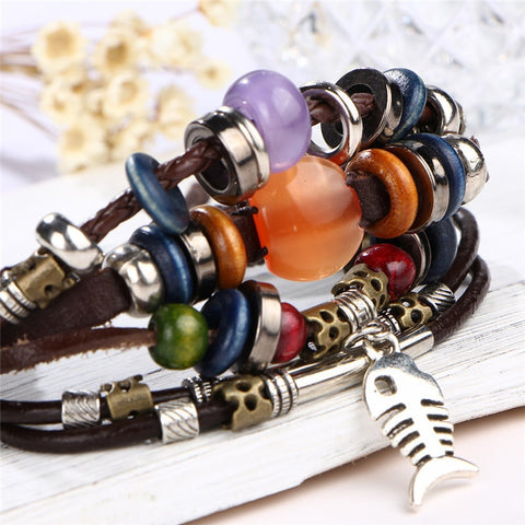 Vintage Rope Handmade Owl Bracelets