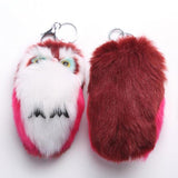 15CM Keyring Fluffy Plush Owl