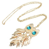 Charming Owl Pendant - Pendant Size:8.5*3.4cm