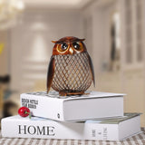 Piggy Bank Owl Shaped Figurine