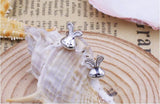 Lovely little rabbit 925 sterling silver earrings