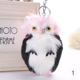 15CM Keyring Fluffy Plush Owl