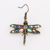 Trendy Dragonfly Woman Earrings