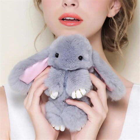 The Fabulous Planner Fluffy Bunny Keychain