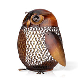 Piggy Bank Owl Shaped Figurine
