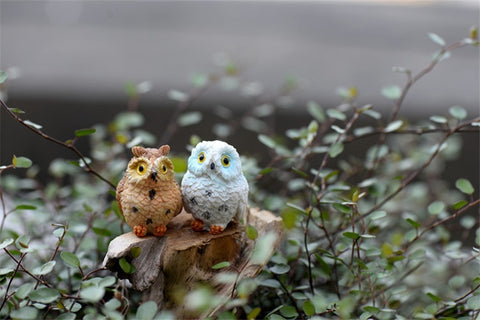 Home & Garden Owl Ornament Decoration - Miniatures