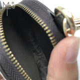 Owl Real Leather Purse - Size :8.5cm x 2.5cm (3.35" x 0.98")
