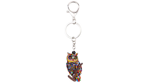 Acrylic Owl Key Chain