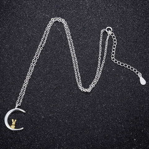 Moon & Rabbit Necklace | BestSeller