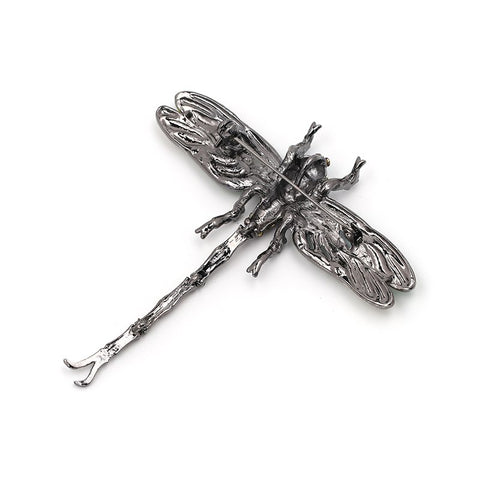 High Quality Crystal Dragonfly Brooch