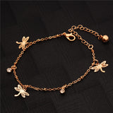 Trendy Dragonfly Ankle Bracelet
