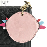 Owl Real Leather Purse - Size :8.5cm x 2.5cm (3.35" x 0.98")