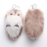 15CM Keyring Fluffy Plush Owl