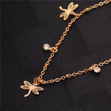 Trendy Dragonfly Ankle Bracelet