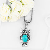 Trendy Cute Owl Necklace -  Pendant Size:3.2*1.9cm