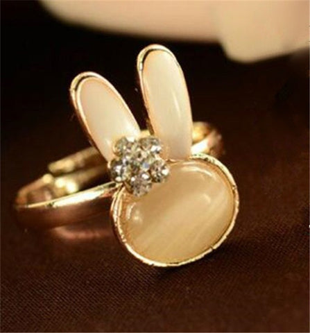 HOT TREND | Crystal Rabbit Ring -  Adjustable