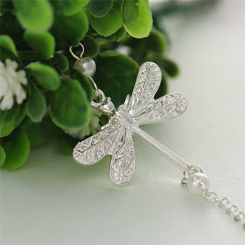Bohemian Ankle Bracelet with Dragonfly