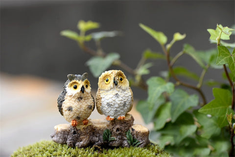 Home & Garden Owl Ornament Decoration - Miniatures