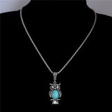 Trendy Cute Owl Necklace -  Pendant Size:3.2*1.9cm