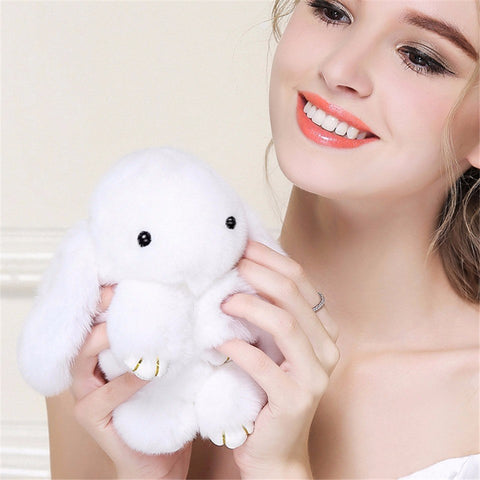 Fur Rabbit Bunny Keychain | Top Trend 2018