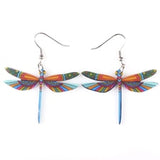Amazing Long Dragonfly Earrings