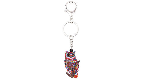 Acrylic Owl Key Chain