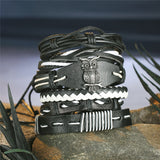 Owl Leather Bracelet