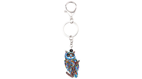 Acrylic Owl Key Chain